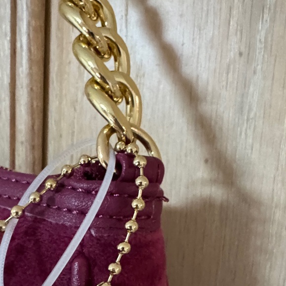 NEW Juicy Couture Burgundy Shoulder Bag - Picture 5 of 10